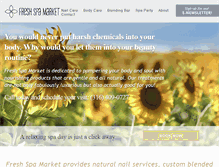 Tablet Screenshot of freshspawichita.com